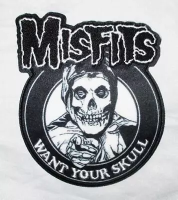 The Misfits Want Your Skull Patch Punk • $7.15