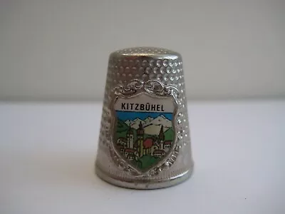 Vintage Austria Collectible Metal Thimble Kitzbuhel • £3