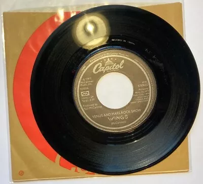 Wings [Paul McCartney] Venus And Mars Rock Show Vinyl 45 (USA 1975) M- • $9.05