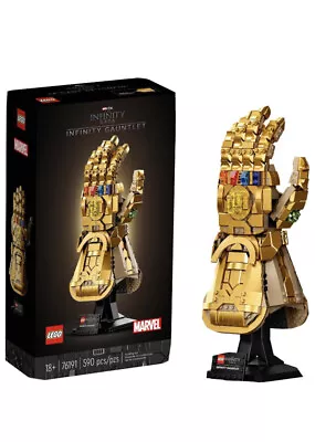 LEGO Marvel Infinity Gold Gauntlet 76191 Building Kit 590 Pcs • $204.50