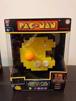 Namco Bandai Pac-Man TV Plug N Play 12 In 1 Video Game Joystick Controller 2012 • $35