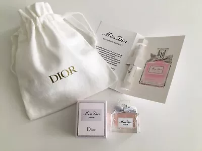 DIOR Miss Dior Parfum 5ml & Miss Dior Blooming Bouquet Eau De Toilette 1ml • £17.50