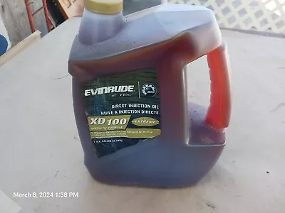 XPS Marine XD100 Synthetic 2-Stroke Engine Oil For Evinrude E-TEC 1 Gallon USA • $38