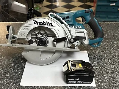 Makita XSR01 18V X2 LXT Li-Ion (36V) 1/4 In. BRUSHLESS Cir. Saw + (1) 18V 4AH • $225