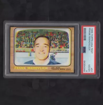 1966 Topps Hockey USA Test No 51 Frank Mahovlich PSA 4 • $109