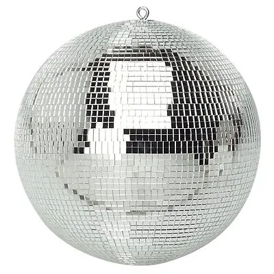 300mm Shiny Silver Party Disco Mirror Ball Club DJ New - Ideal For Bedroom • £26.99