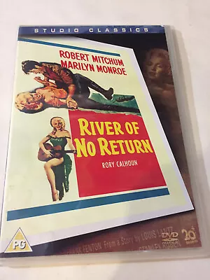 'RIVER OF NO RETURN' 1954 Reg 2 DVD - Marilyn Monroe Robert Mitchum - Slim Case • $5.99