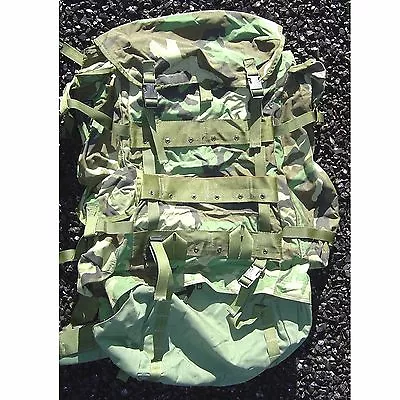 CFP 90 Military Woodland Field Backpack (4026 Cu In) Max Load 120 Lbs 4-7 Days • $199.99