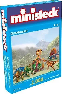 Ministeck Pixel Puzzle (31799): Dinosaurs 2000 Pieces • $29.95