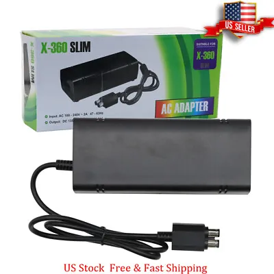 For Microsoft Xbox 360 Slim 360S Power Supply Adapter Brick Charger Power Cord • $17.94