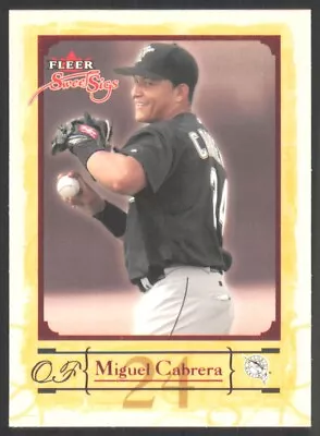 2004 Fleer Sweet Sigs Miguel Cabrera Marlins #31 • $1