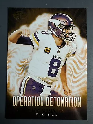 Kirk Cousins 2023 Panini Illusions Operation Detonation Insert #10 Vikings • $1.99