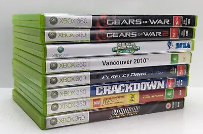 Bulk Lot XBOX 360 X 8 Games Action Sport Simulation Manuals Game Pre-Owned GC • $49.99