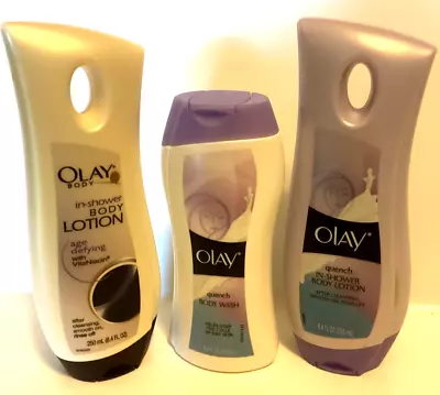 $135.67 • Buy Olay Lot 2 In-Shower Body Lotions Quench Vitaniacin &1 Quench Body Wash 8.4 Oz