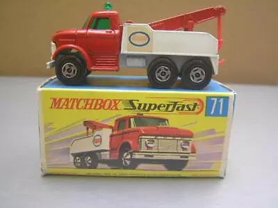 Matchbox Superfast MB71 Wreck Truck Near Mint With Complete But Damaged Box • $85