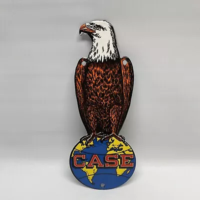 Case Eagle Vintage Style Porcelain Sign Farm Machinery Tractos Agriculure • $69.99