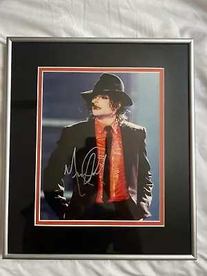 Michael Jackson Signed 8x10 Photo And Professional Framed • £160.86