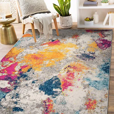 Rugshop Area Rugs For Living Room Abstract Contemporary Carpet Turkish Rugs Sale • $86.52