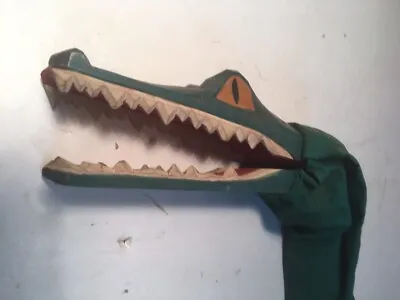 Antique Vintage Wood Carved German Croc Hand  Puppet Werkstatt-lieselotte-hahn • $65