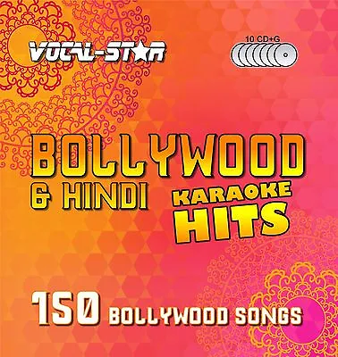 £17.99 • Buy Vocal-Star Bollywood Hindi Karaoke Cdg Disc Box Set - 150 Cd+G Songs - 10 Discs