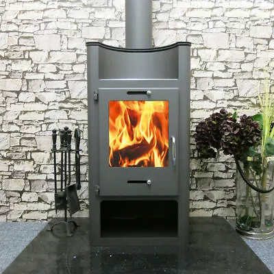 Elegance 12kw Wood Burning Multi Fuel Wood Burner Modern Stoves • £649.99