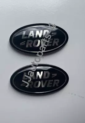 Gloss Black Land Rover Bonnet And Tailgate Badge For Discovery Range Rover Sport • $49.95