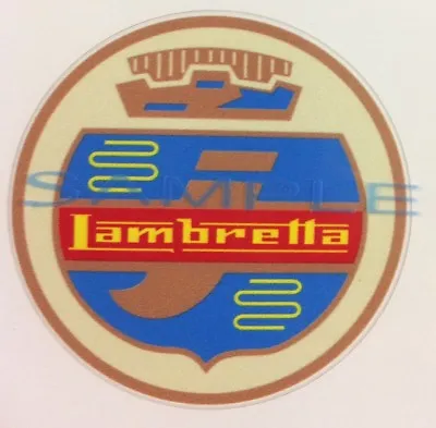 £3.49 • Buy Lambretta Innocenti Car Vespa Lambretta Scooter Camper Van Decal Sticker