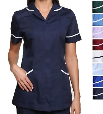 Nightingale Healthcare Tunic Nurses Doctors Massage Uniform Top Shirt Workwear • £14.99