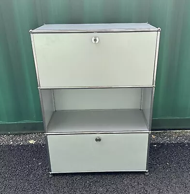 USM Haller Home Office Cabinet In USM Matte Silver • £1295