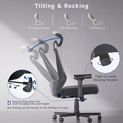 Mesh Video Gaming Racing Chair Ergonomic Swivel Computer Office Desk Chair • $99.99