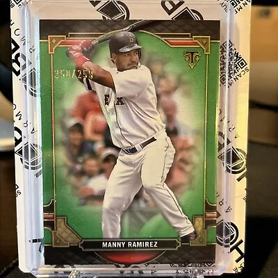 2022 Topps Triple Threads Emerald Parallel 250/259 Manny Ramirez #43 Red Sox • $1.99