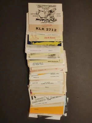 £97.33 • Buy Vintage Lot (128) 1960's Ham Radio Calling Cards