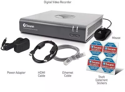 Swann DVR 4580 4 8 Channel 1080p HD Digital Video Recorder CCTV BNC HDMI VGA • £129.99