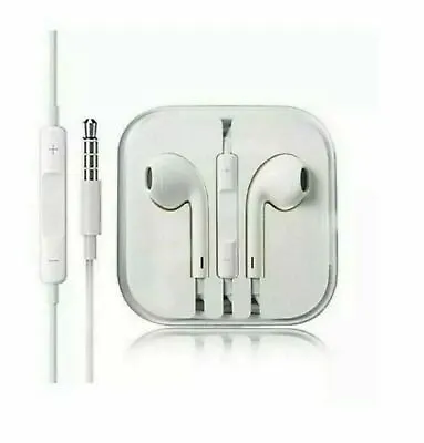 Headphones Earphones Earbud With Mic Mobile Phone IPhone Samsung Wired Handsfree • £3.45