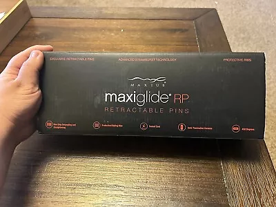 Maxius MaxiGlide RP Hair Straightener Flat Iron Retractable Detangling Pin Steam • $49.99