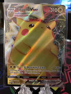 $8 • Buy Pokemon ⚡️pikachu Vmax 044/185 Full Art Ultra Rare Vivid Voltage Nm