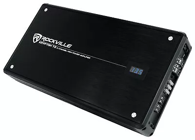 Rockville KRYPTON-T2 2800 Watt Peak/700w RMS 2 Channel Amplifier Car Amp • $119.95