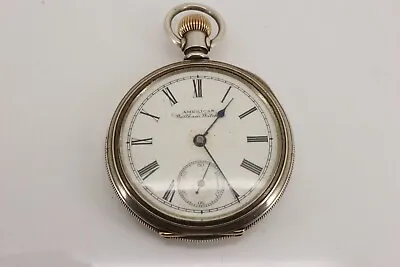 £195 • Buy Rare Waltham Traveler Sterling Silver Pocket Watch With CWC & Co Case. NICE1
