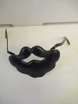 Children's Plastic  Black Beard And Moustache Fancy Dress. Dress Up Prop • £1