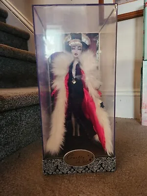 Disney Villans Designer Collection Cruella DeVille Limited Edition Doll New... • $160