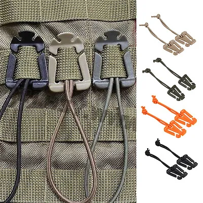 2pcs Elastic Rope Hang BuckleWebbing Finishing BuckleStorage Ribbon Clip • $7.12