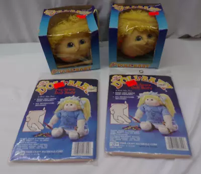 Two Sets The Original Doll Baby Pre-Sewn Body Head Martha Nelson Thomas • $14.99