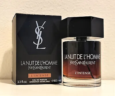 La Nuit De L'Homme L'Intense By Yves Saint Laurent 3.3 Oz Edp Spy Cologne Men • $195.50