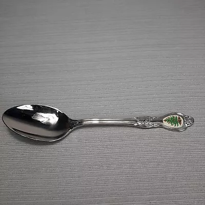 Wallace Spode Christmas Tree Stainless Flatware Table/ Soup Spoon 7½  • $15.50