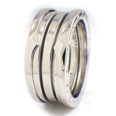 BVLGARI Ring B-zero1 Spiral Logo 750(18K) White Gold #59 US8 • £658.36