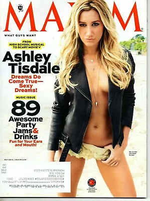 Maxim Magazine May 2013 Ashley Tisdale Music Issue Bar Paly • $11.50