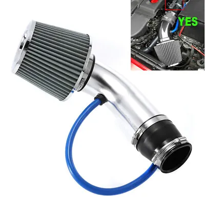 Auto 3  Inch Cold Air Intake Filter Induction Kit Pipe Power Flow Hose System US • $26.49