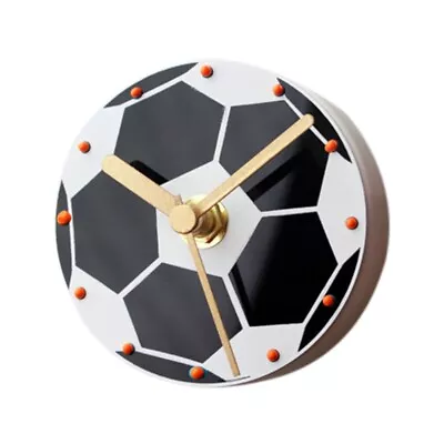 Wall Clock 3D  Sports Football Fridge Bell Mute Magnetic Wall Clock (Direct9646 • $6.22