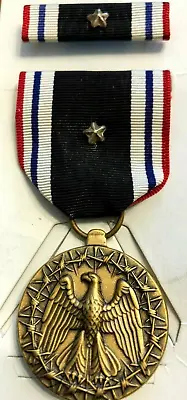 PRISONER OF WAR MEDAL & Ribbon Bar- Star Device- 87-VIETNAM-STAR • $15.29