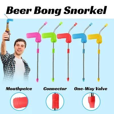 Party Beer Funnel Snorkel Straw Drinking Games Hens Bucks House Entertainment • $9.24